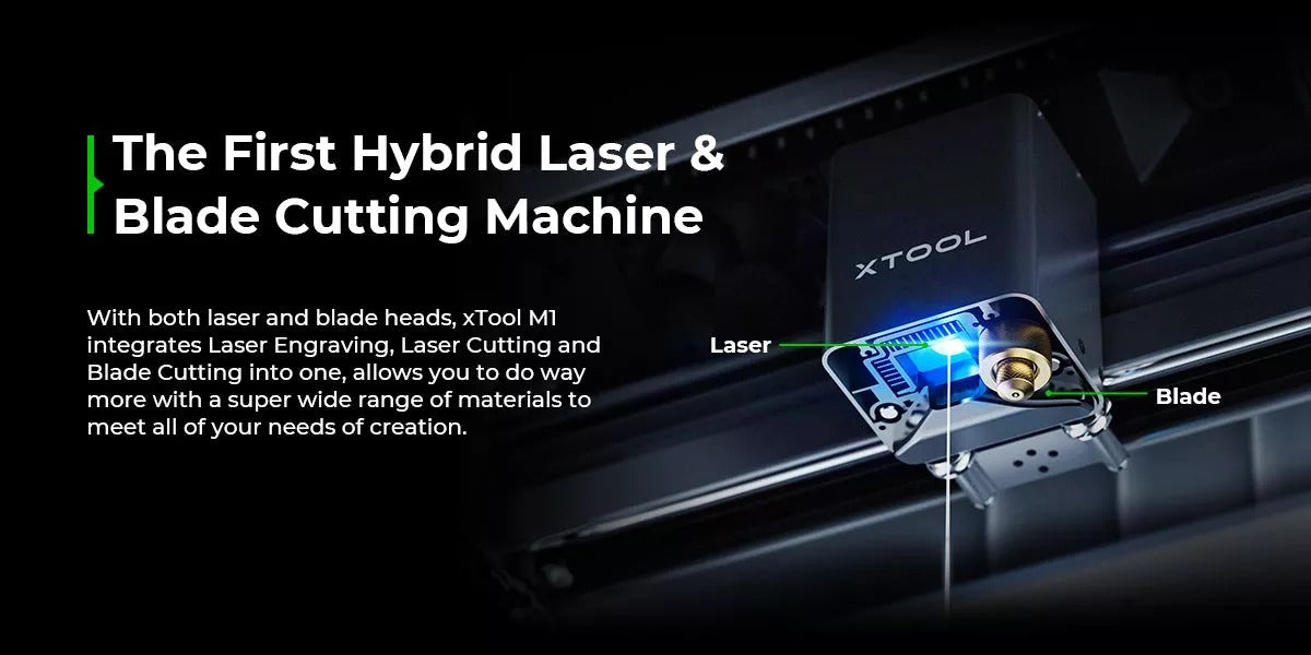 xTool M1 Hybrid Laser And Blade Cutting Machine– Ultimate 3D