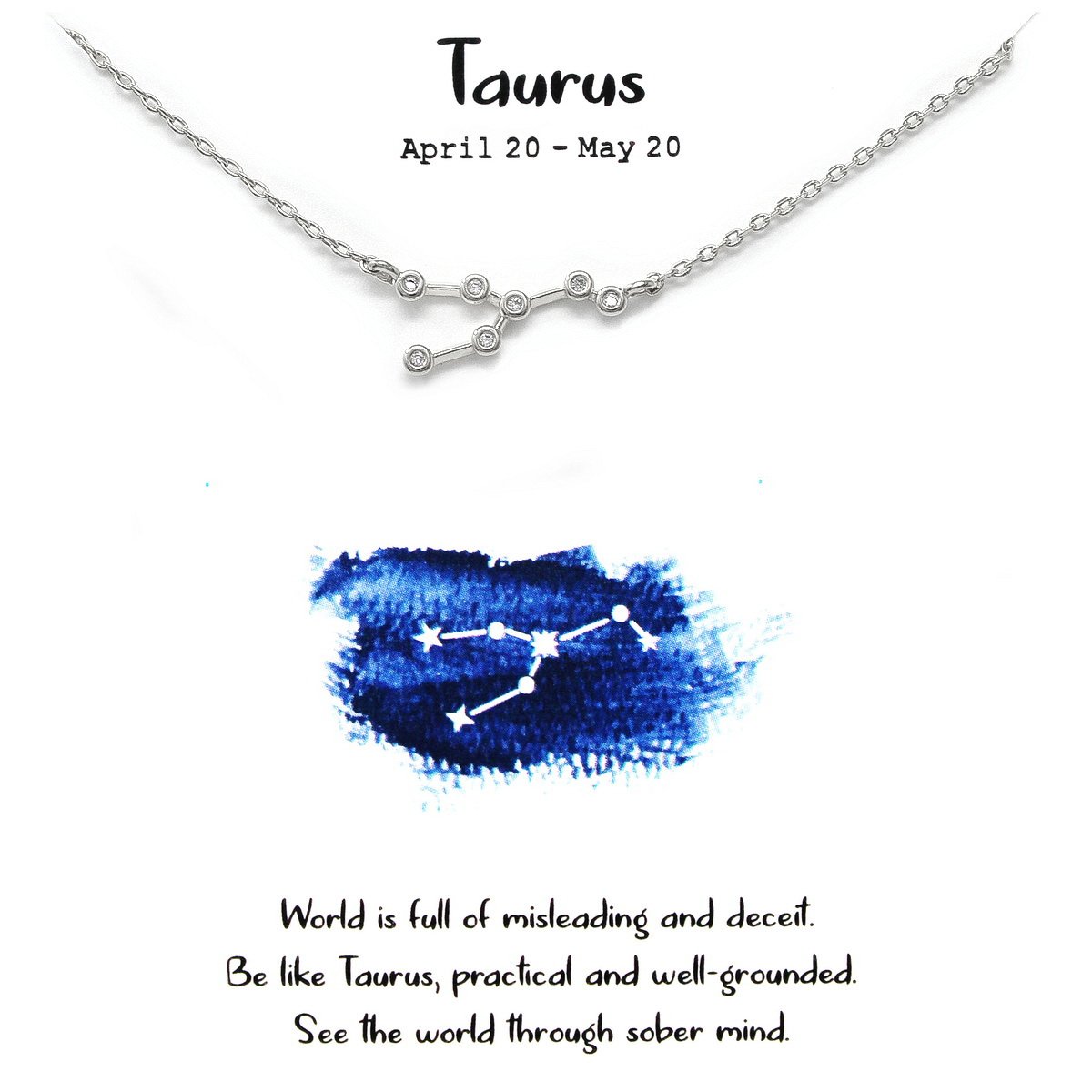 Tell Your Story: TAURUS CZ Pave Zodiac