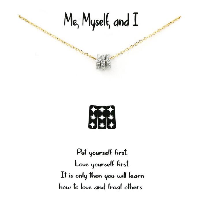 Tell Your Story: ME, MYSELF, AND I Simple Chain Necklace