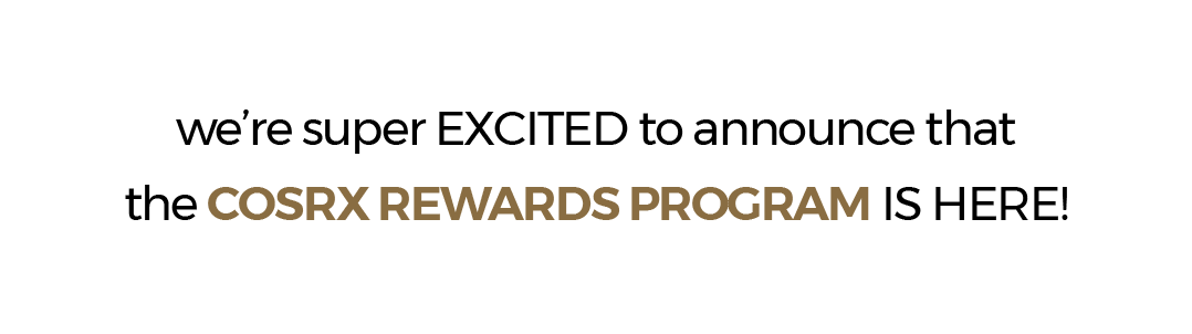 Announce COSR REWARDS PROGRAM is here
