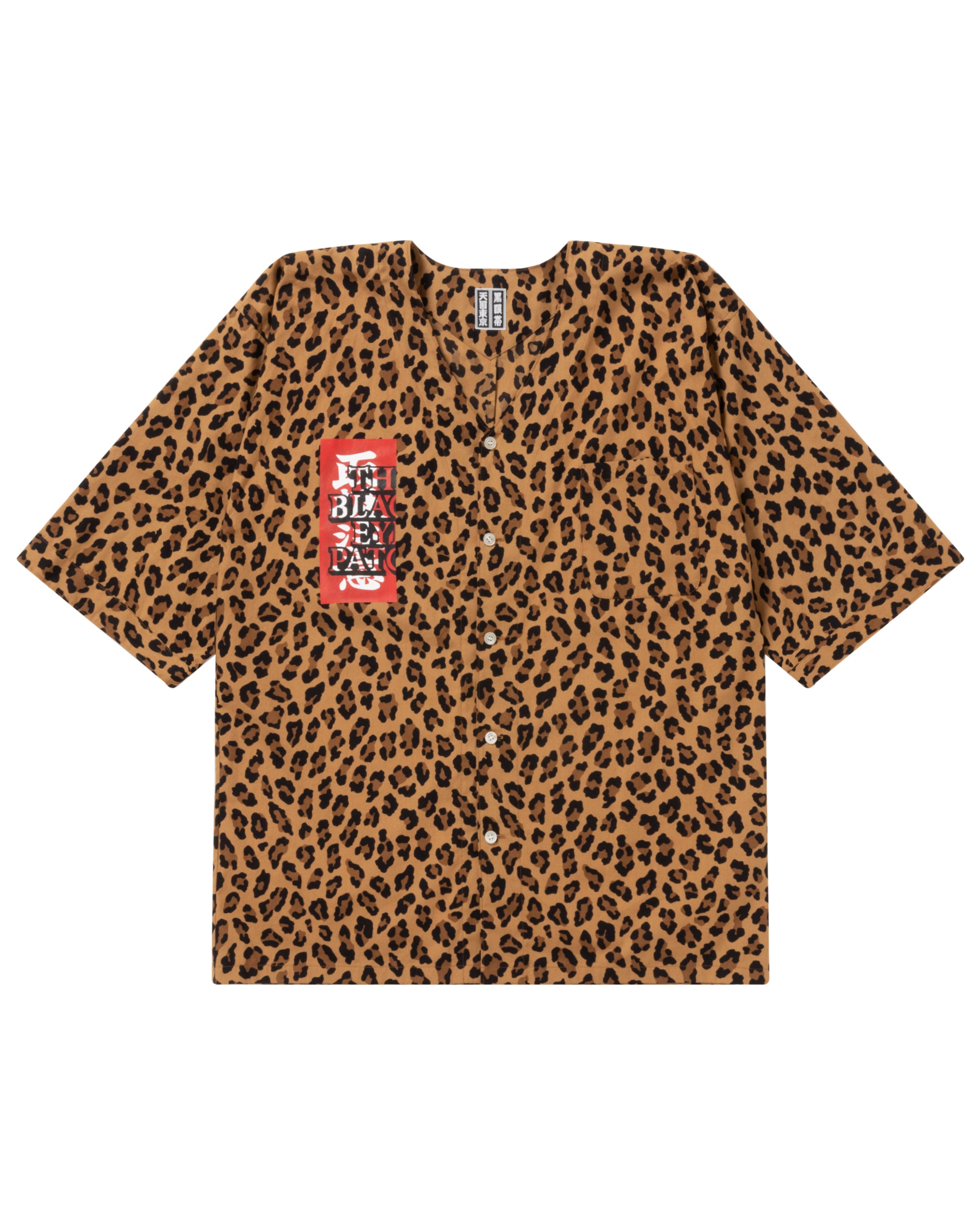 BLACKEYEPATCH×WACKO MARIA】LEOPARD DABO SHIRT - BROWN – pan-kanazawa