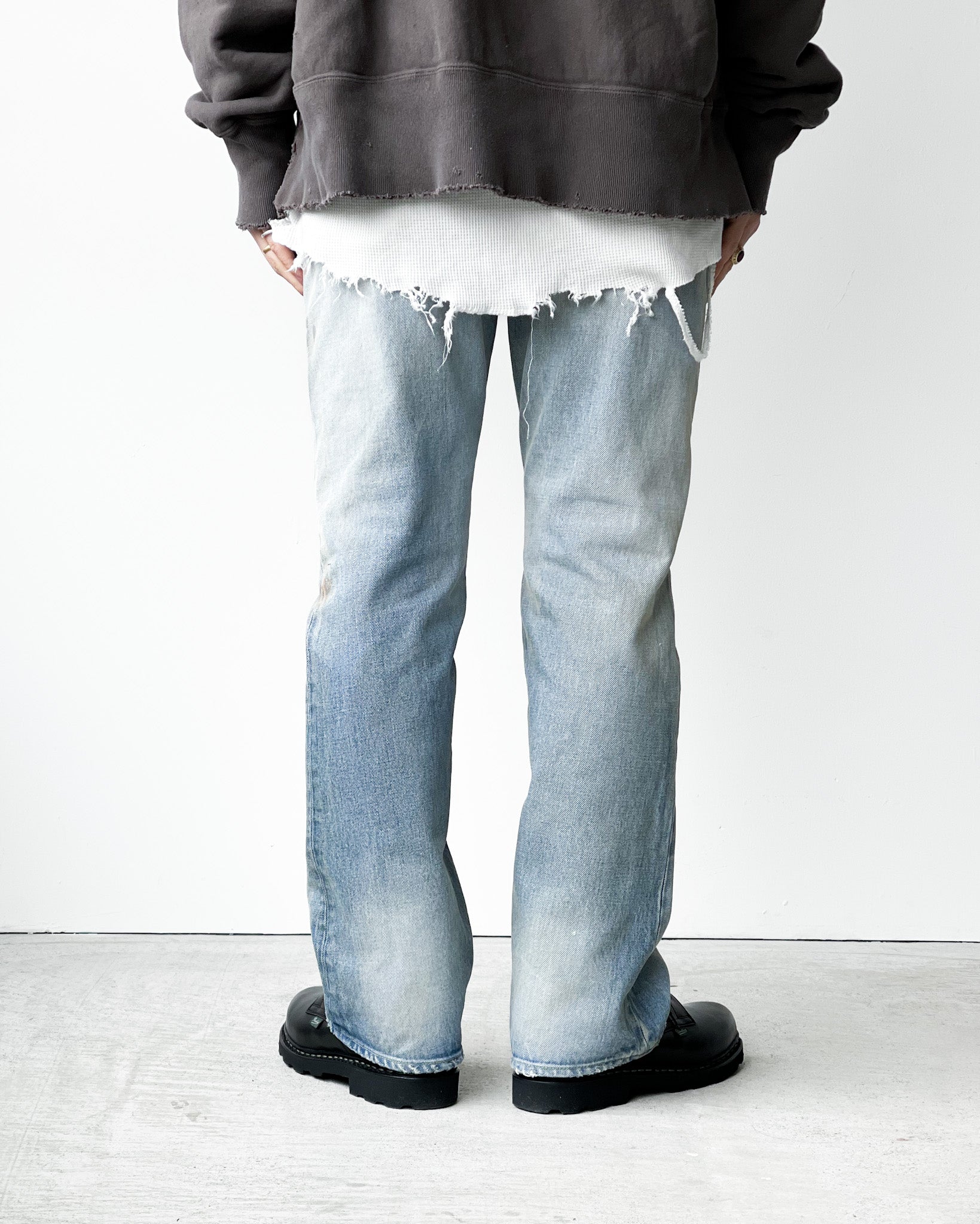 ANCELLM / STRAIGHT 5P DENIM PANTS Attic - デニム/ジーンズ