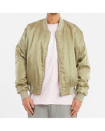 Load image into Gallery viewer, [SK MANOR HILL] REVERSIBLE BOMBER JACKET - Tan
