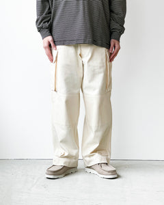 blurhms ROOTSTOCK cotton serge 47 pants | myglobaltax.com