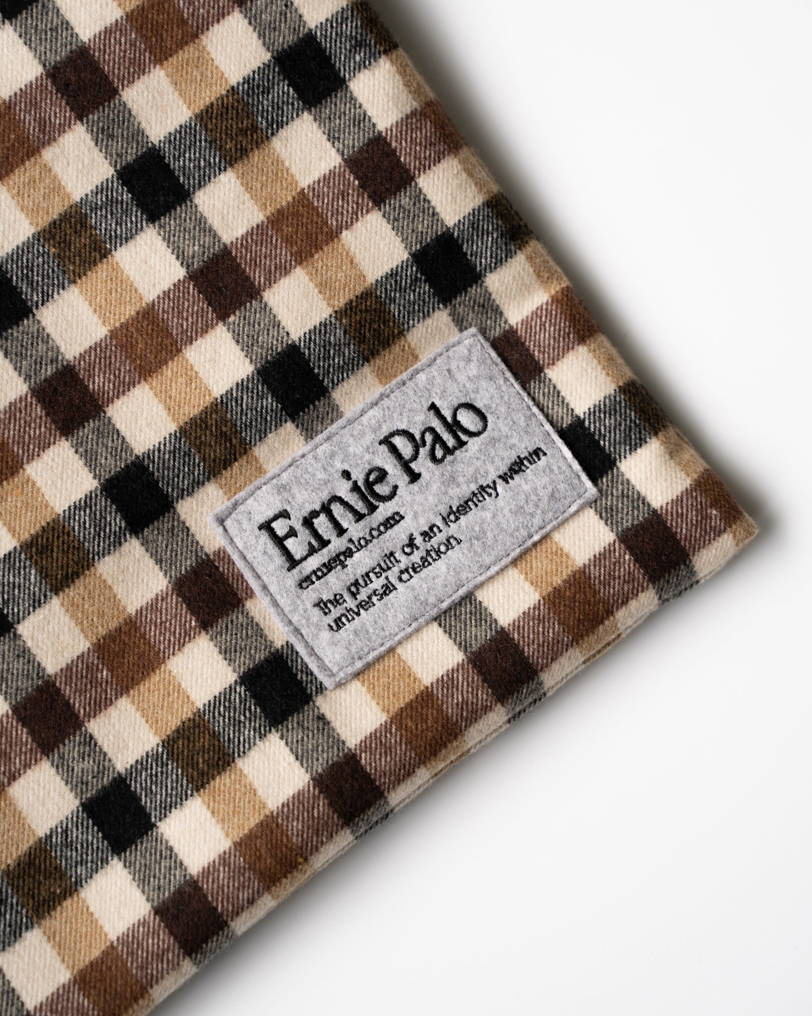 Ernie Palo 21aw Padded Check Muffler - マフラー