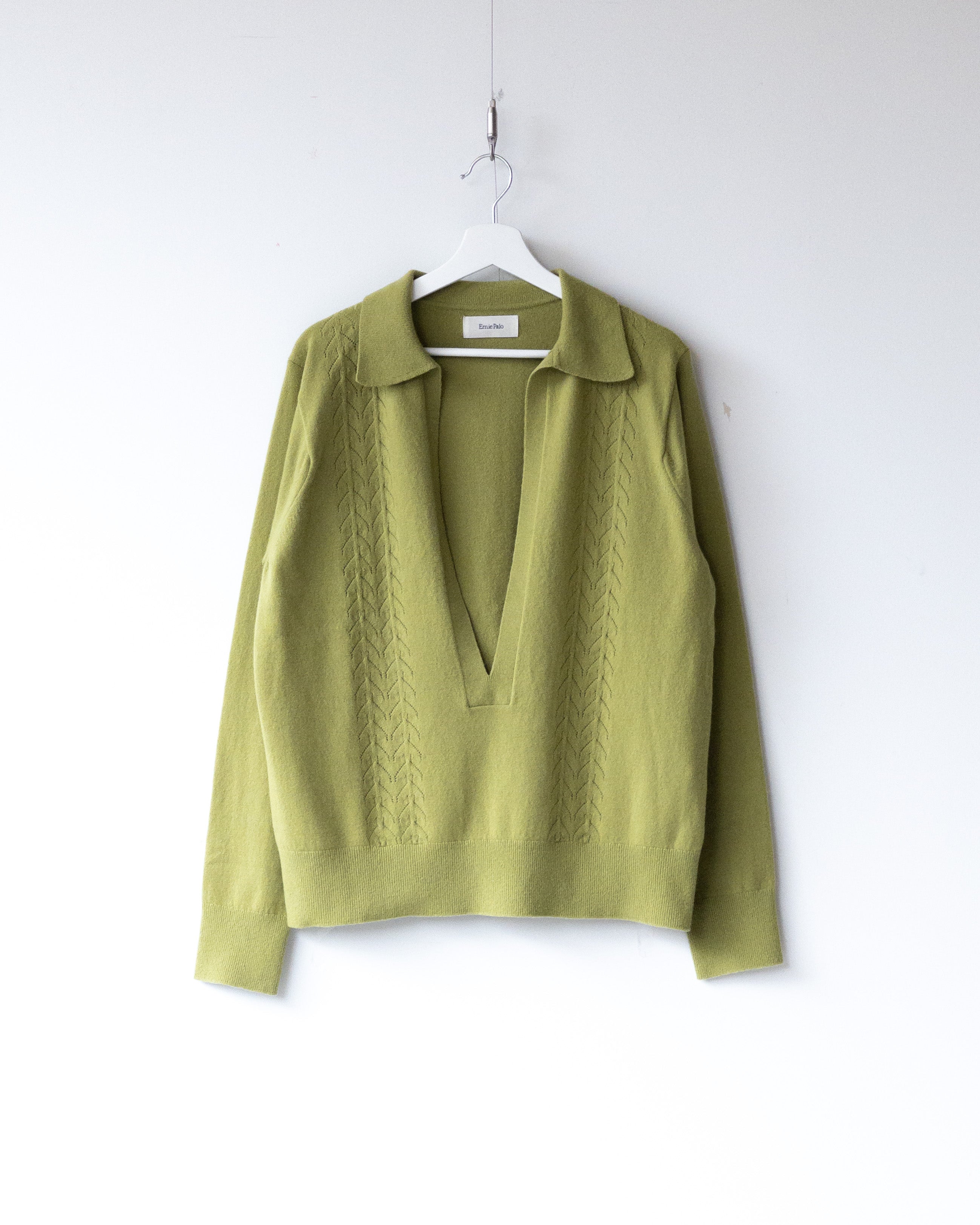 Ernie Palo S/S Knit -Yellow- - シャツ