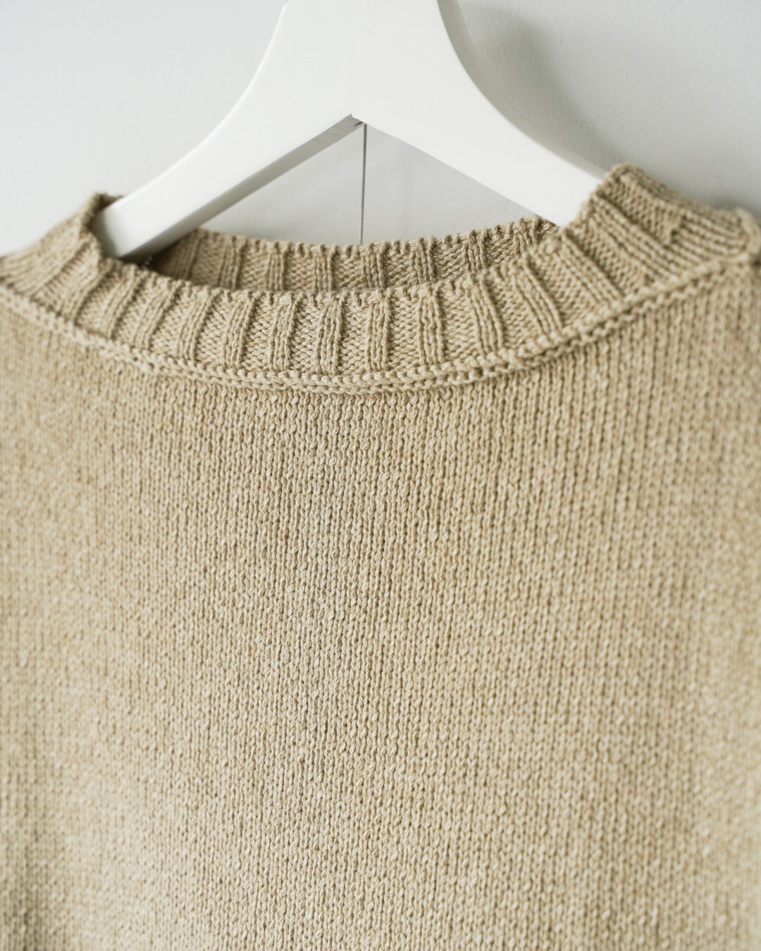 BODHI】4SEASONS COTTON CASHMERE GUERNSEY - BEIGE – pan-kanazawa