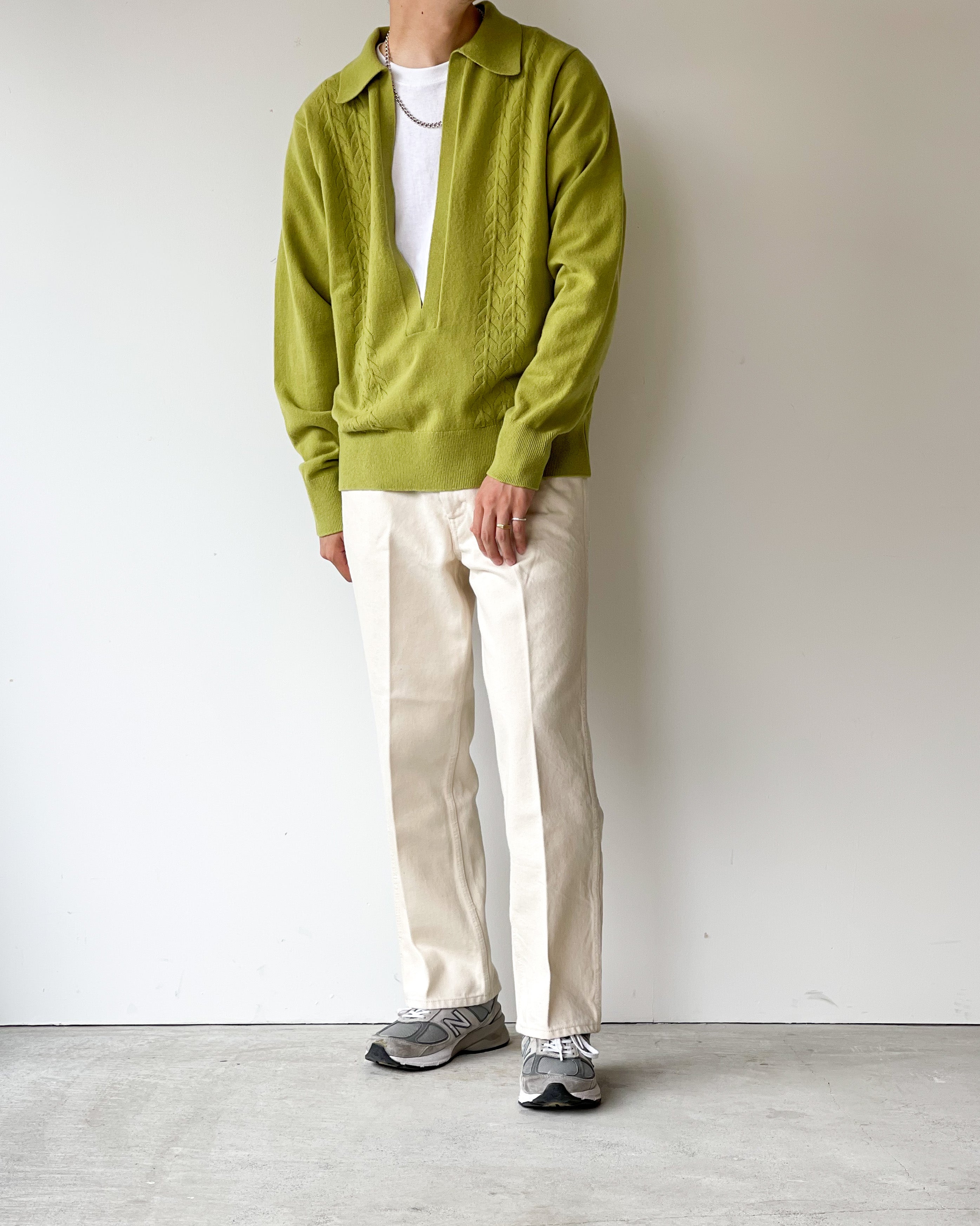 ネット公式 Ernie Palo | S/S Knit | BLACK| 22SS | gcvalues.com