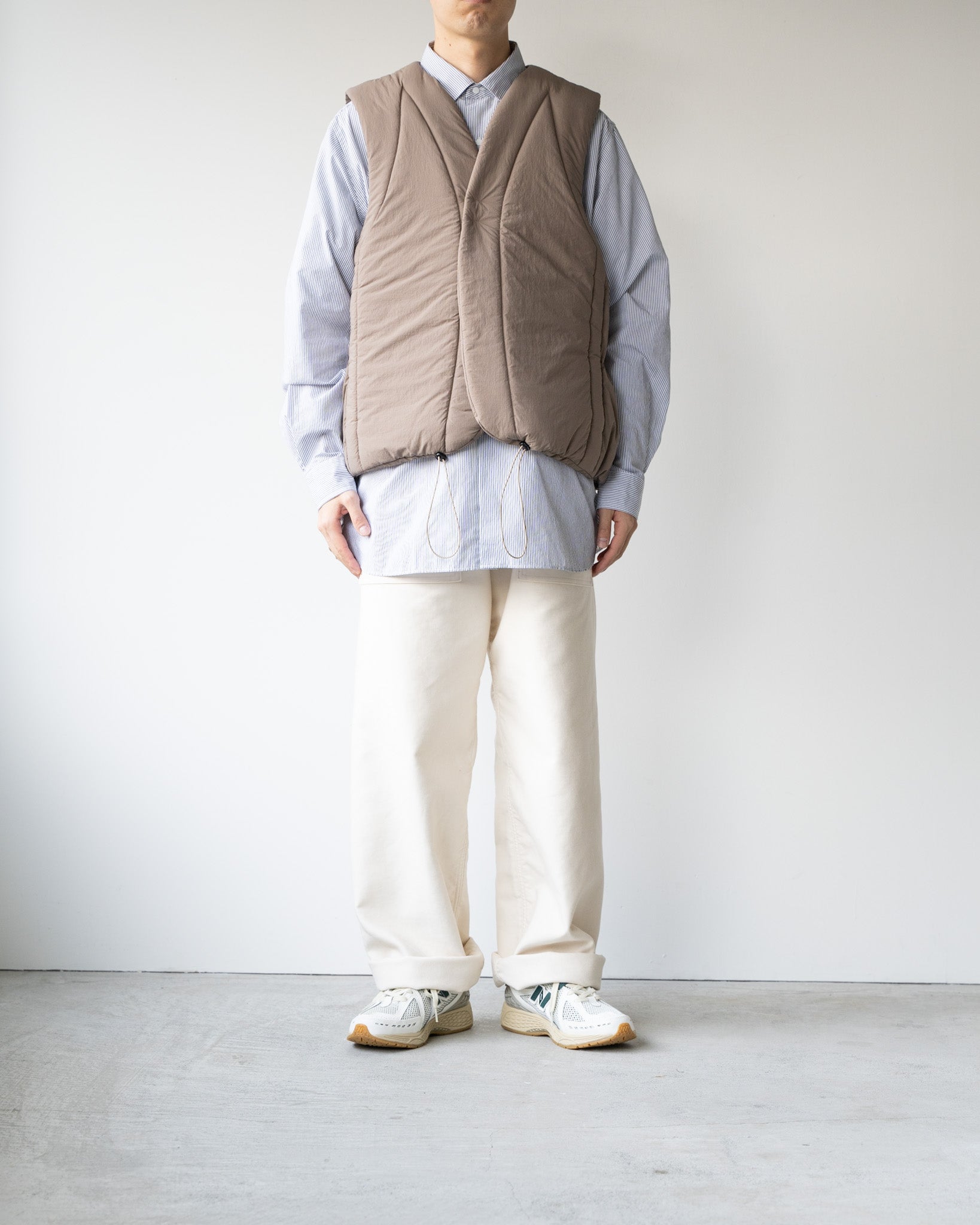 sage.NATION セージネーション BODY GILET SAND - ベスト