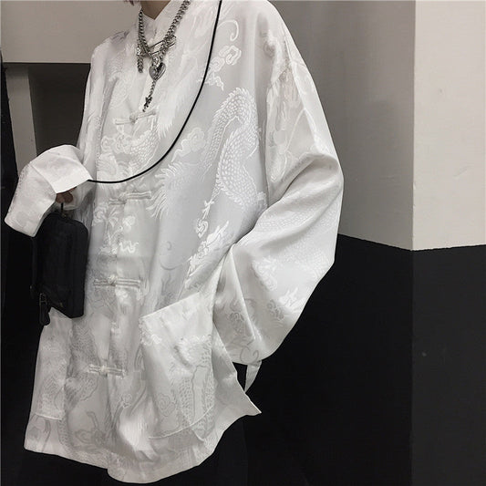【スピード発送】ルーズスタイルチャイナシャツ KSG20005