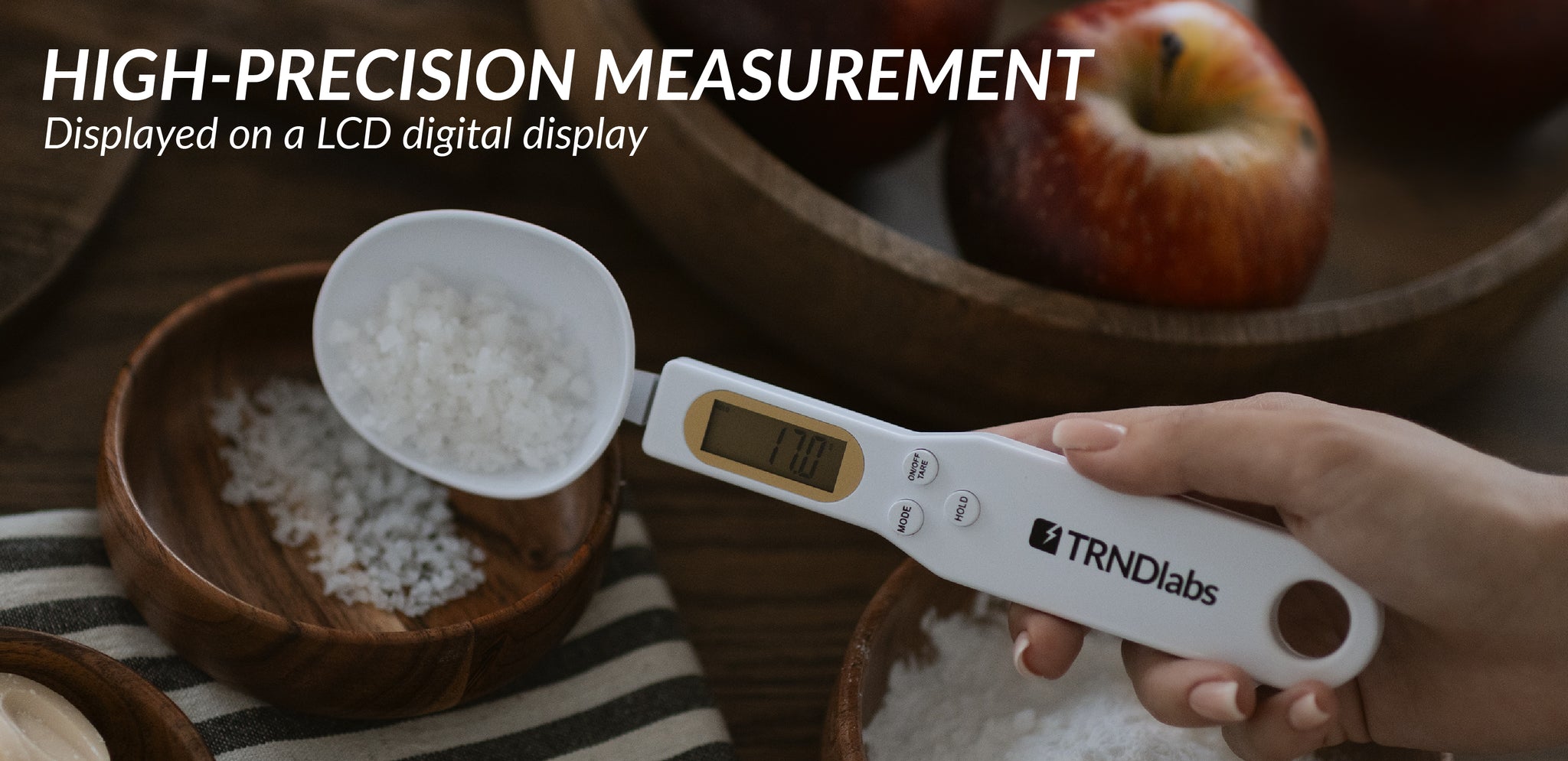 Precision Electronic Kitchen Scale - Accurate Home Digital Weight  Measurement