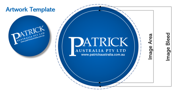 Button Badges Australia | Artwork Guidelines | Patrick Australia