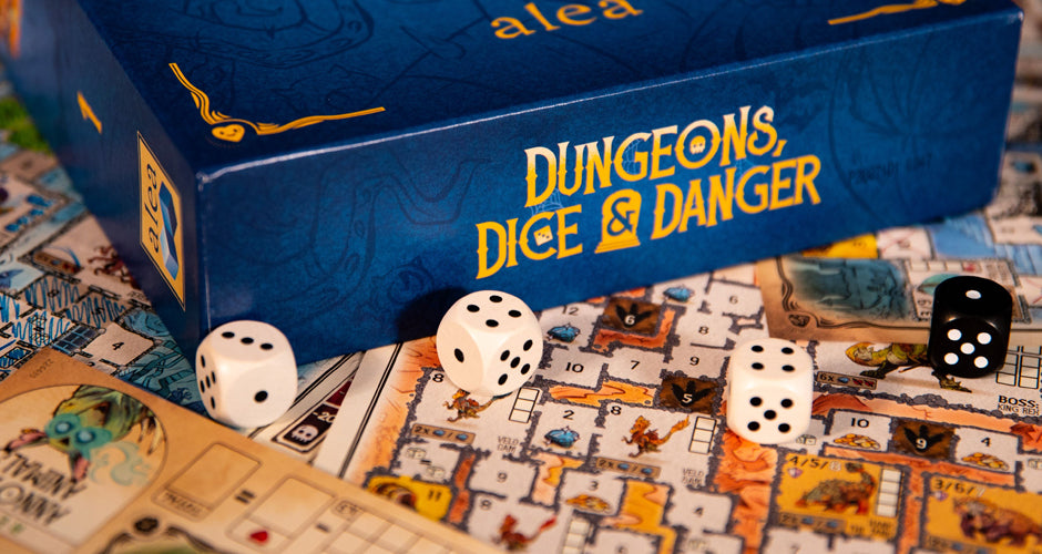 Dungeons, Dice & Danger Roll and Write Game