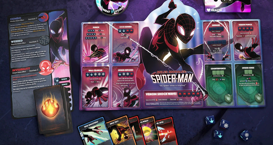 Marvel Dice Throne Game Spider-Man Character