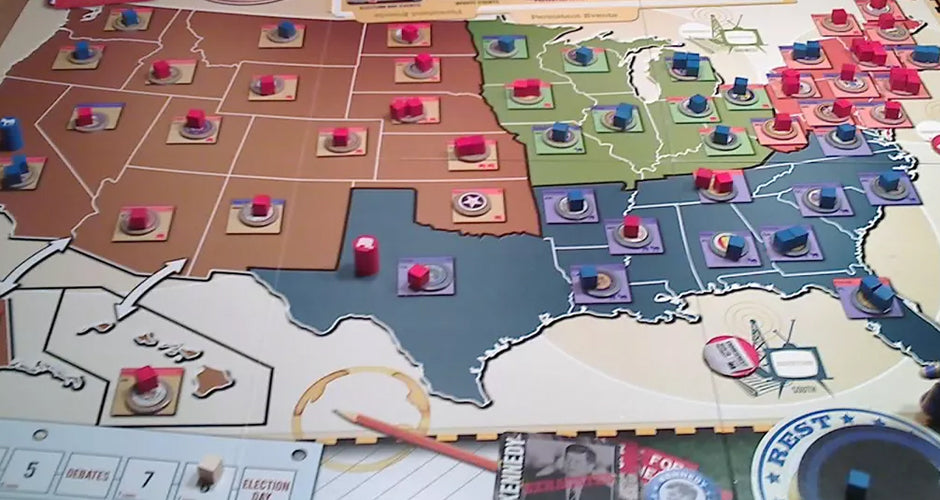 1960: The Making of the President Board Game Gameplay
