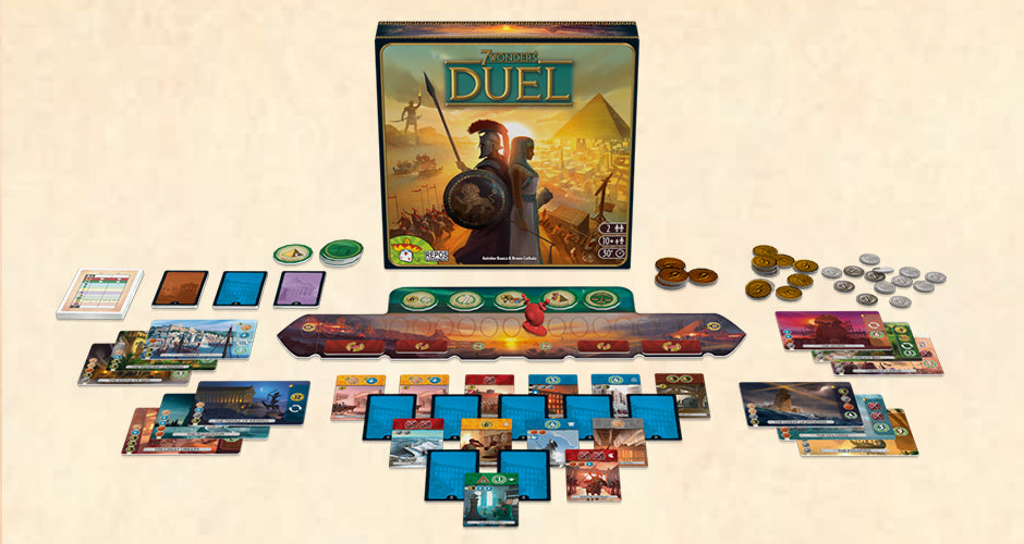 7 Wonders Duel Board Game Gameplay