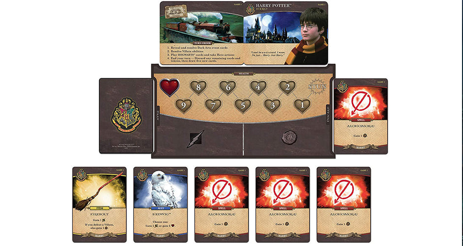 Harry Potter: Hogwarts Battle Board Game Components