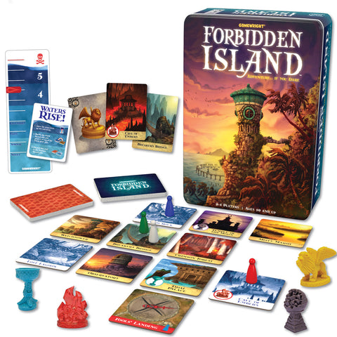 Forbidden Island Board Game Components