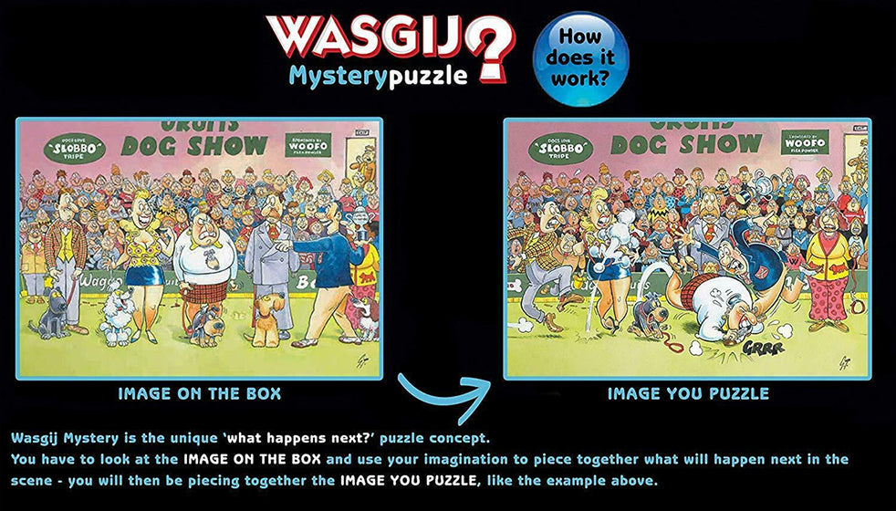 Wasgij Mystery Puzzle - How It Works