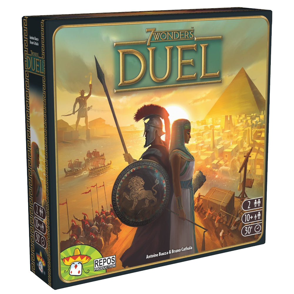 Official 7 Wonders Duel Solo Mode Board Game Atlas