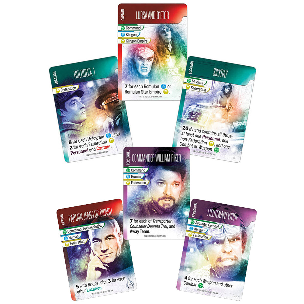 star trek missions card game