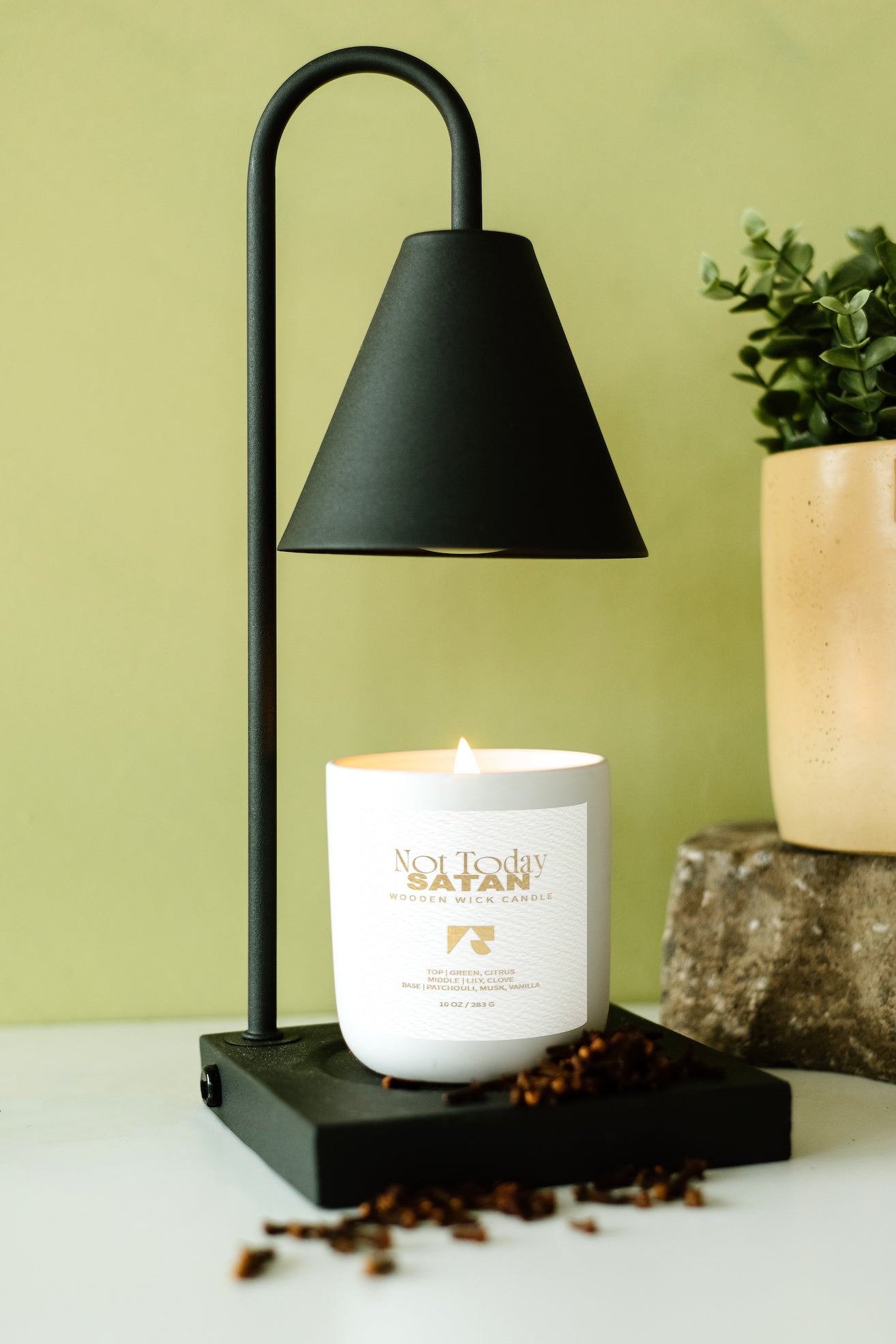 Not Today Satan Candle