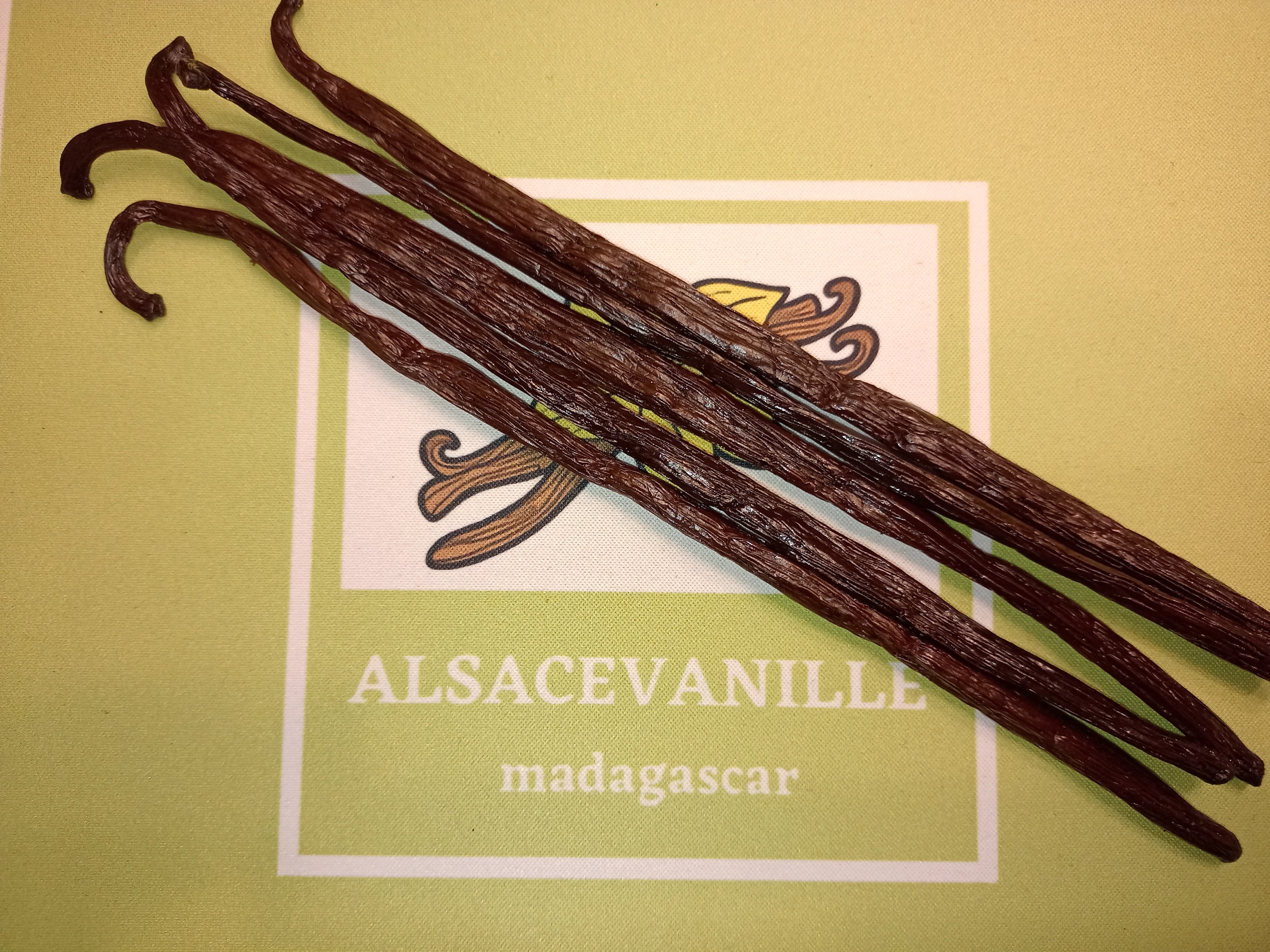 Vanille Bourbon de Madagascar, qualité exceptionnelle 5 gousses