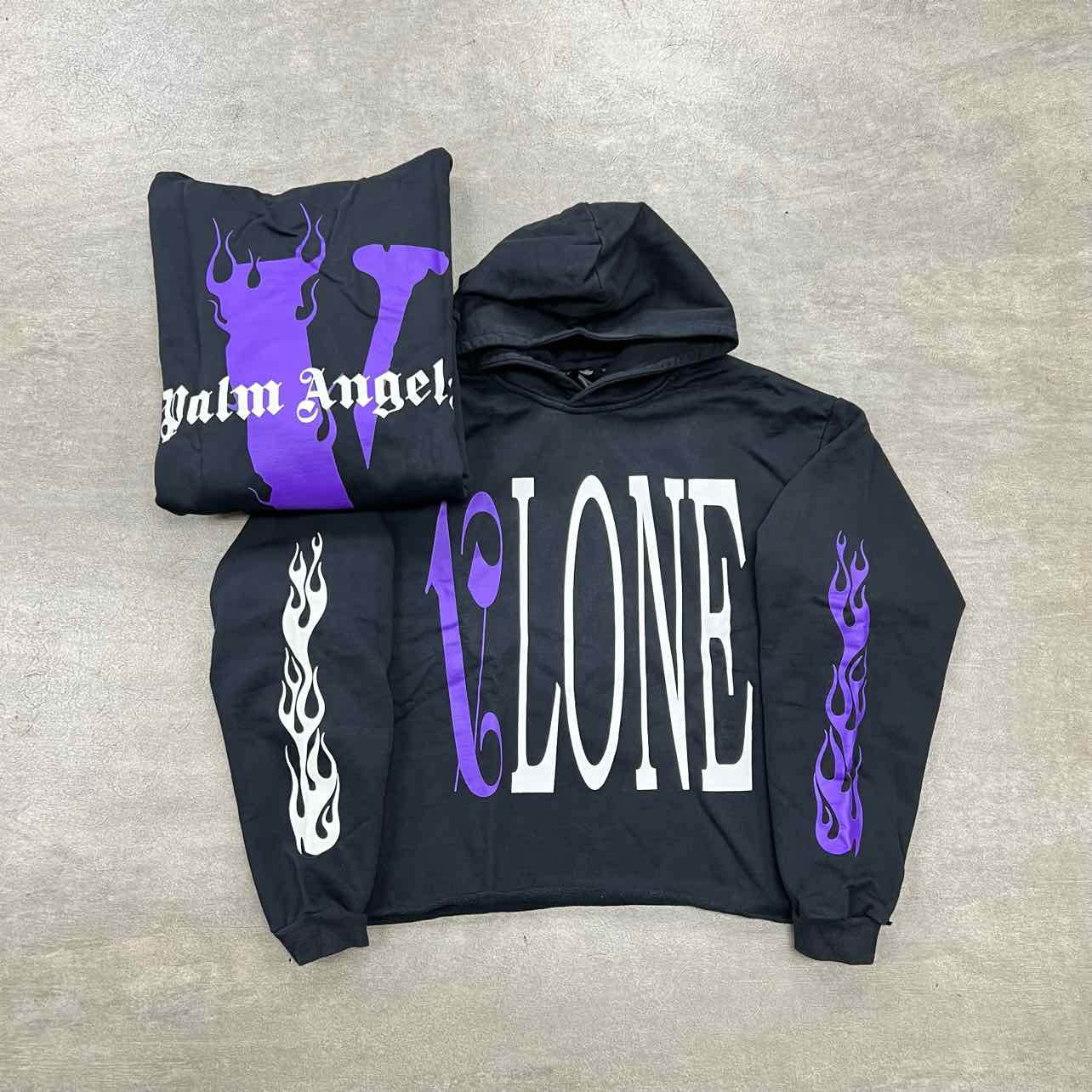 Vlone Hoodie PALM ANGELS Purple New Size XL – SOLED OUT JC