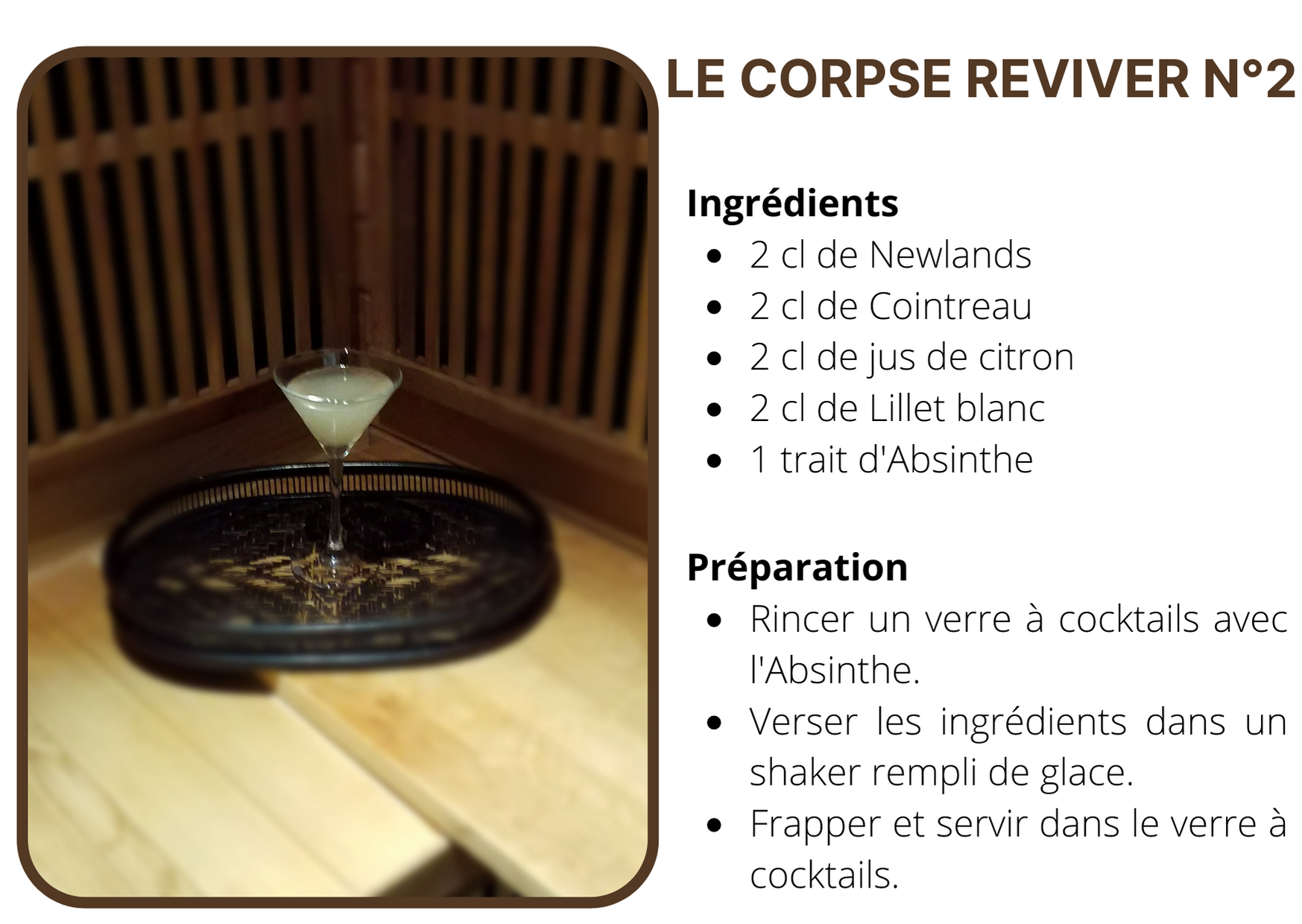 CORPSE REVIVER N2 NEWLANDS COINTREAU