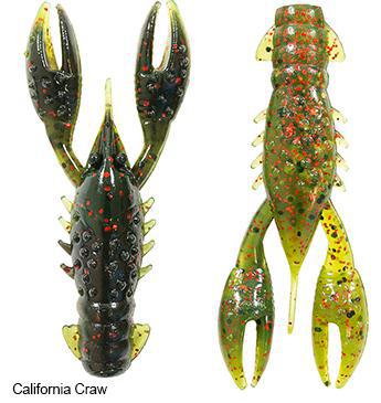 Rabid Baits Rabid Craw Plastic Crawfish Sexy Craw 3in 4pk 