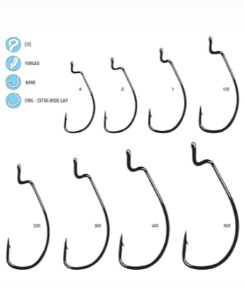 Wide Gap Offset Hooks