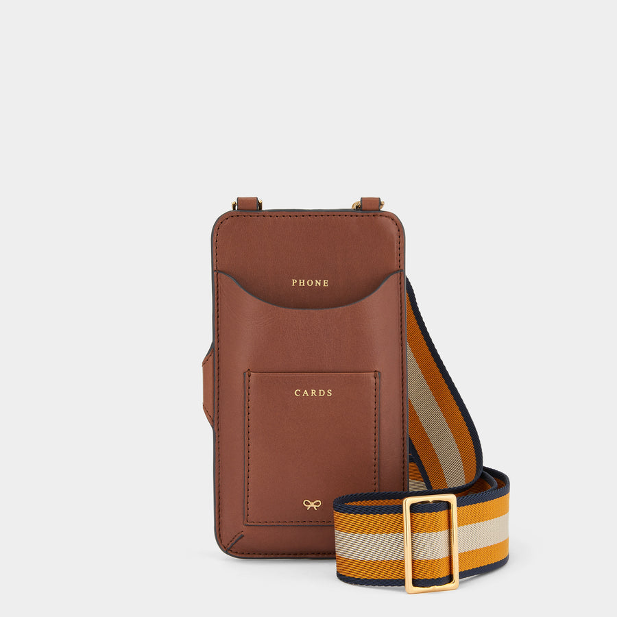 ANYA HINDMARCHのNastro Phone Pouch on Strap
