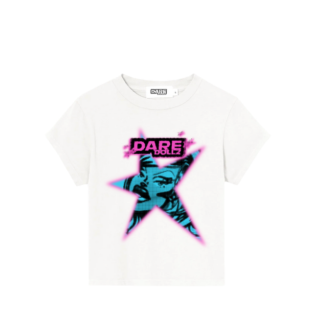Product Image of Cropped Dare Dollz Star Tee #2
