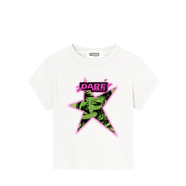Product Image of Cropped Dare Dollz Star Tee #1
