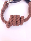 Brown Rope Bit Gag, 100% Cotton Rope BDSM Gag | Vixen's Hidden Desires