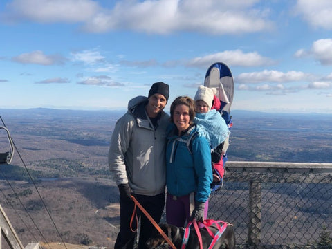 Hiking with baby bblüv