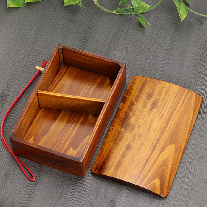 木製 日本製 国産 ひのき 拭き漆 弁当箱