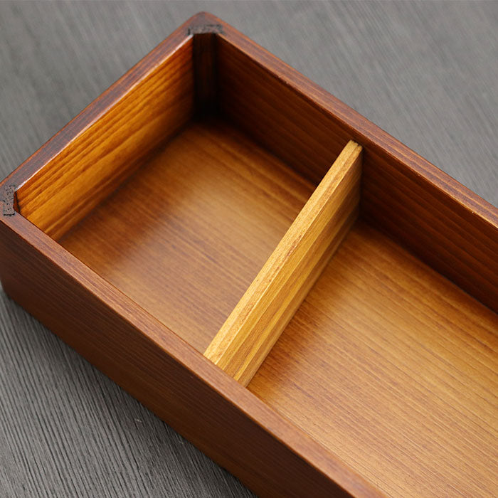 木製 日本製 国産 ひのき 拭き漆 弁当箱