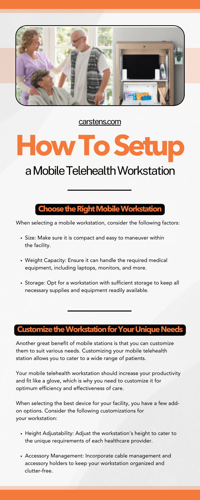 How To Set up a Mobile Telehealth Workstation