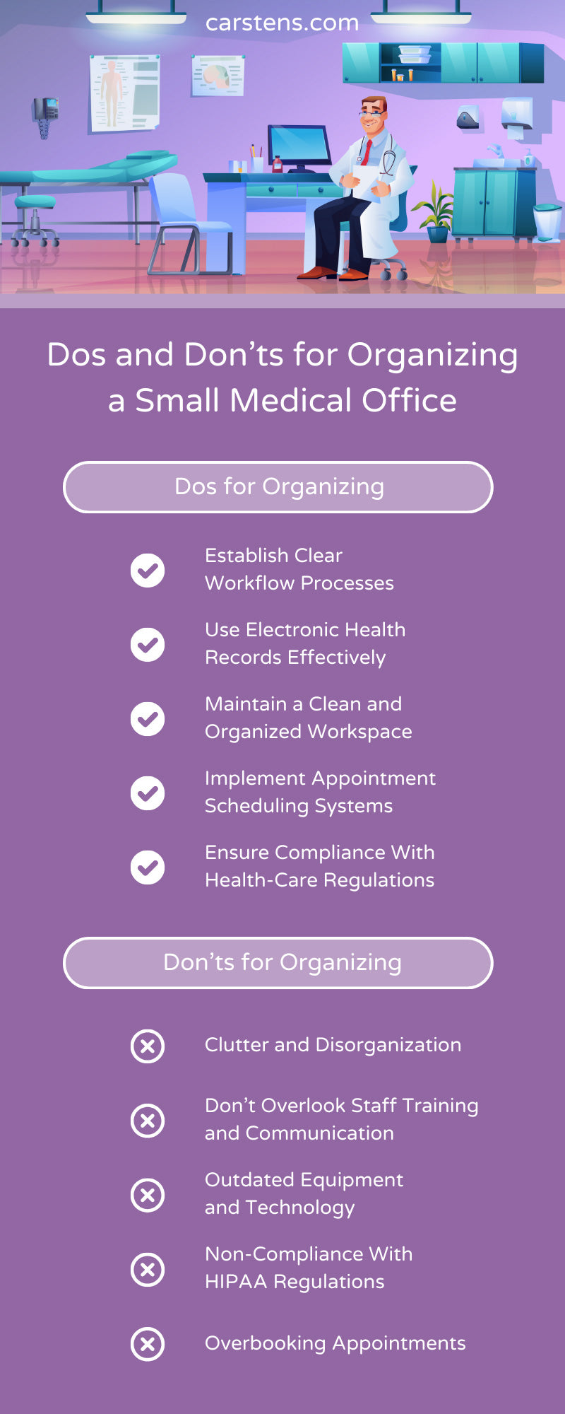 Dos and Don’ts for Organizing a Small Medical Office