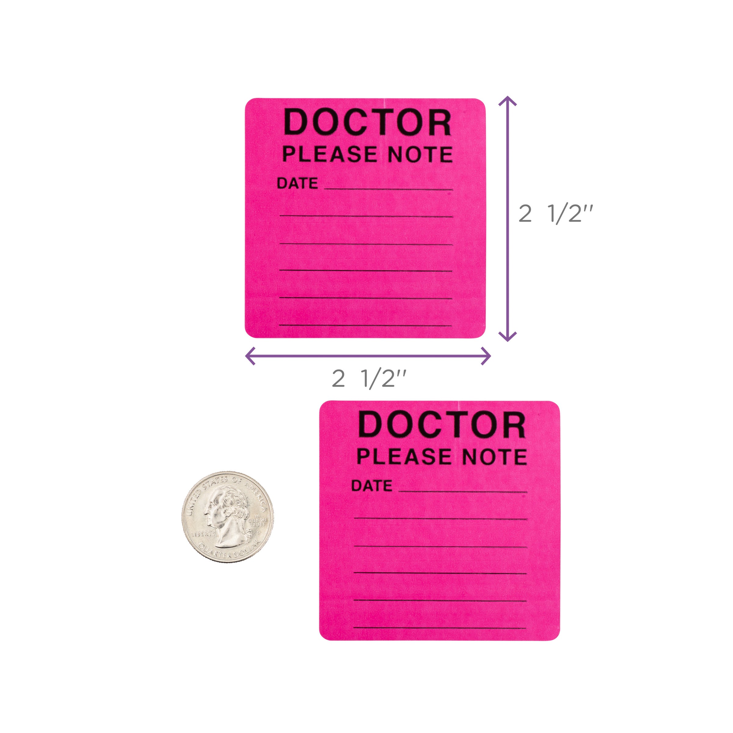 Doctor Please Note Alert Label For Medical Charts Carstens 9805