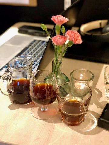 Costas Of Sweden coffee prepared at the roastery in the North of Sweden