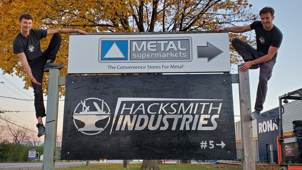 Hacksmith Industries Sign