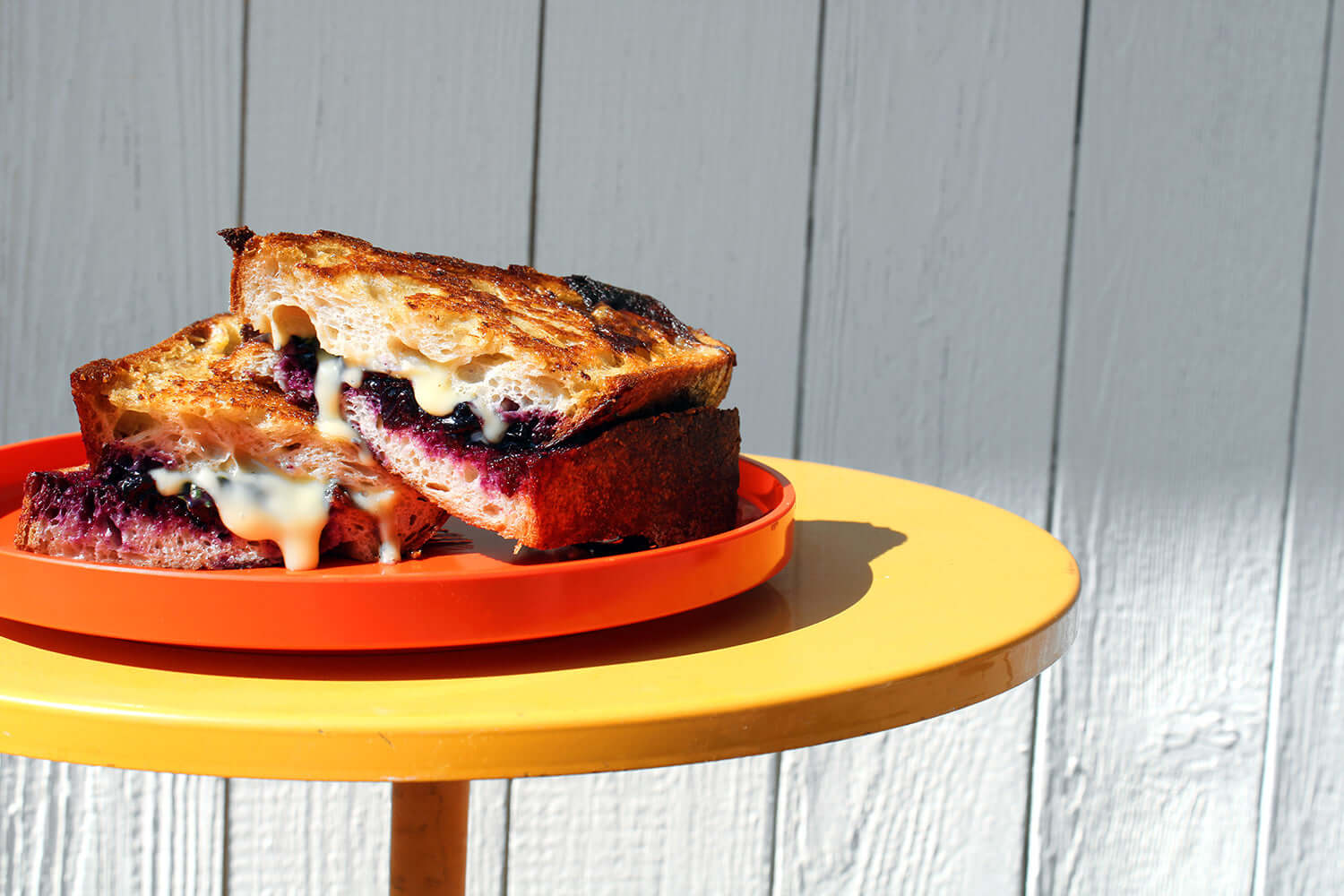 Blueberry Brie Grilled Cheese MISE