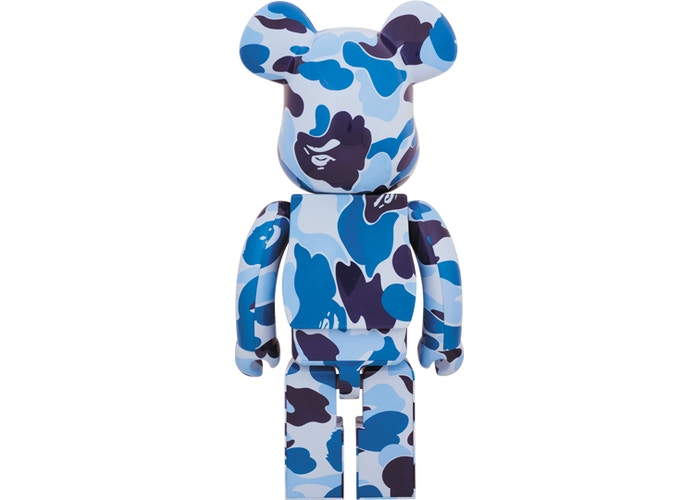 BE@RBRICKCLEAR ABC CAMO SHARK 1000% BLUE