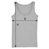 Damen Tanktop Grafik Größentabellen