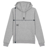 Unisex Hoodie Grafik Größentabellen