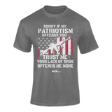 Patriotism Offends - Men's T-Shirt