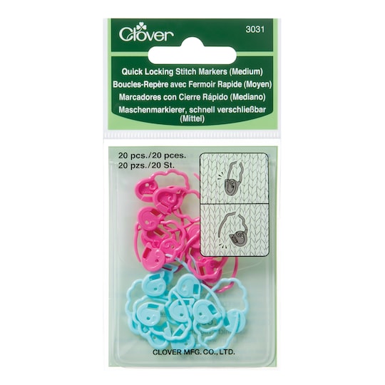 NEW LOT OF 2 Clover Knitting Stitch Counter Mini Kacha-Kacha 3118 SEALED