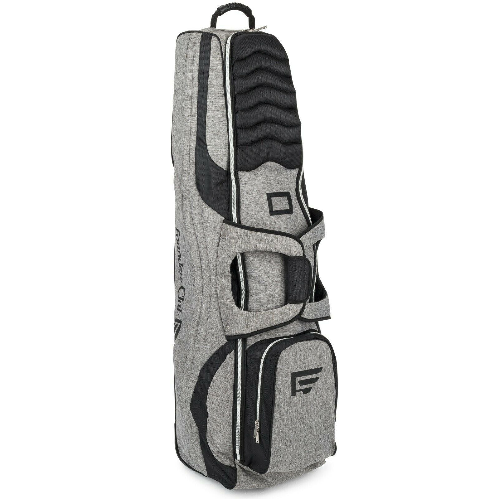 OutdoorMaster Padded Golf Club Travel Bag, Grey / USA